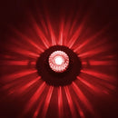Modern sunburst crystal led flush mount ceiling light for living room