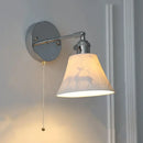 Modern sunrise iron ceramic led wall light living room sconce
