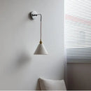 Modern sunset glass led wall sconce bedroom brass lamp