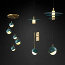 DecorBites™ Blue Copper Chandelier Pendant Light for Kitchen Island & Restaurant