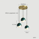 DecorBites™ Blue Copper Chandelier Pendant Light for Kitchen Island & Restaurant