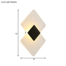 Modern textured silver & black led wall sconce bedroom direct wired