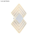 Modern textured silver & black led wall sconce bedroom direct wired