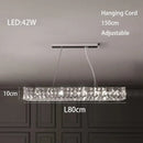 Modern three tiered decorbites crystal led chandelier living room