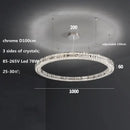 Modern three tiered decorbites crystal led chandelier living room