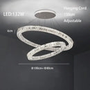 Modern three tiered decorbites crystal led chandelier living room