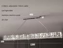 Modern three tiered decorbites crystal led chandelier living room
