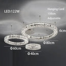 Modern three tiered decorbites crystal led chandelier living room