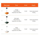 Modern tiered black & dark green pendant light for dining room