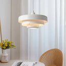 Modern tiered black & dark green pendant light for dining room