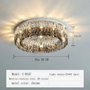 Modern tiered decorbites crystal chrome ceiling lamp for living room