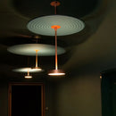 Modern tiered maroon and teal dimmable cotton chandelier living room
