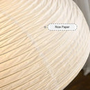 Modern tiered off-white paper pendant lights – dining room led