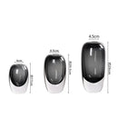 Modern translucent black crystal glass flower vases living room set