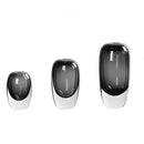 Modern translucent black crystal glass flower vases living room set