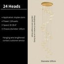 Modern translucent butterfly staircase pendant lights stairwell decor