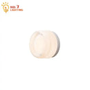 Modern translucent dimple potato chip wall lamp bedroom glass light