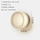 Modern translucent dimple potato chip wall lamp bedroom glass light