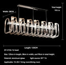 Modern transparent glass chandelier led hanging light dining room