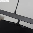 Modern trapezoid fabric island light kitchen hanging lamp