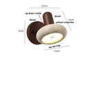 Modern travertine & wood wall light fixture bedroom pull chain switch