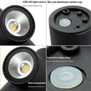 Modern tree branch black & white led wall sconce living room light