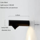 Modern tree branch black & white led wall sconce living room light