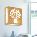 Modern tree pattern bamboo wall light bedroom direct wired electric