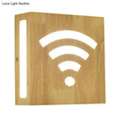 Modern tree pattern bamboo wall light bedroom direct wired electric