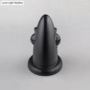 DecorBites™ LED Bedroom Wall Sconce Lamp with Contemporary Triangle Aluminum Shade and Black/White Finish in White/Warm Lighting