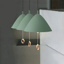 Modern trio color designer pendant light dining room pull switch