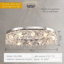 Modern two tier chrome decorbites crystal chandelier living room light