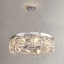Modern two tier chrome decorbites crystal chandelier living room light