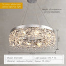 Modern two tier chrome decorbites crystal chandelier living room light