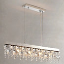 Modern two tier chrome decorbites crystal chandelier living room light