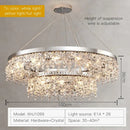 Modern two tier chrome decorbites crystal chandelier living room light