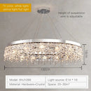 Modern two tier chrome decorbites crystal chandelier living room light