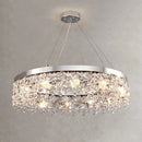 Modern two tier chrome decorbites crystal chandelier living room light