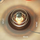 Modern ufo acrylic led wall lamp living room decor