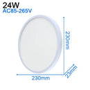 Modern ultra thin white led ceiling light for living room