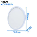 Modern ultra thin white led ceiling light for living room