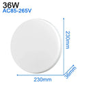 Modern ultra thin white led ceiling light for living room