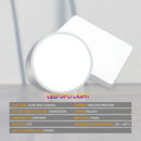 Modern ultra thin white led ceiling light for living room