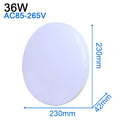 Modern ultra thin white led ceiling light for living room