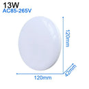 Modern ultra thin white led ceiling light for living room