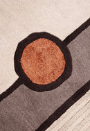Modern Urban Beige Hand Tufted 5x8 Wool Area Rug