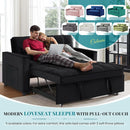 Modern Velvet 3 in 1 Convertible Sleeper Sofa Bed