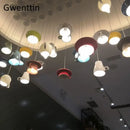 Modern vibrant ceramic cup pendant lights kitchen hanging decor
