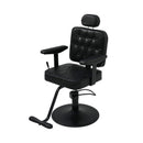 Modern Vintage Hydraulic PU Leather Reclining Barber Chair (SAK59102)