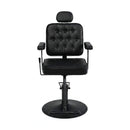 Modern Vintage Hydraulic PU Leather Reclining Barber Chair (SAK59102)